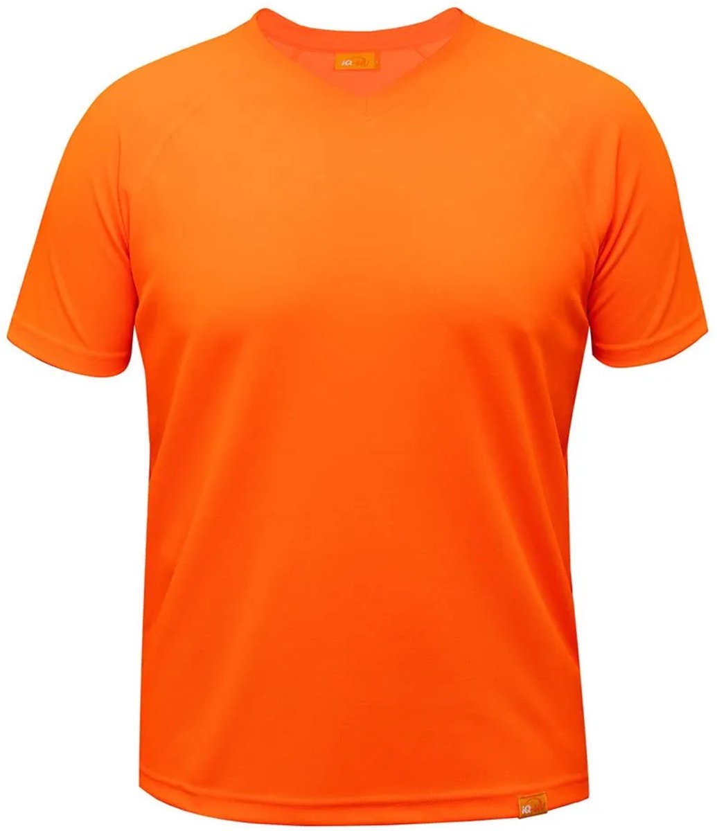 Iq-uv Uv 50+ V Uv Korte Mouw T-shirt Oranje 3XL Man