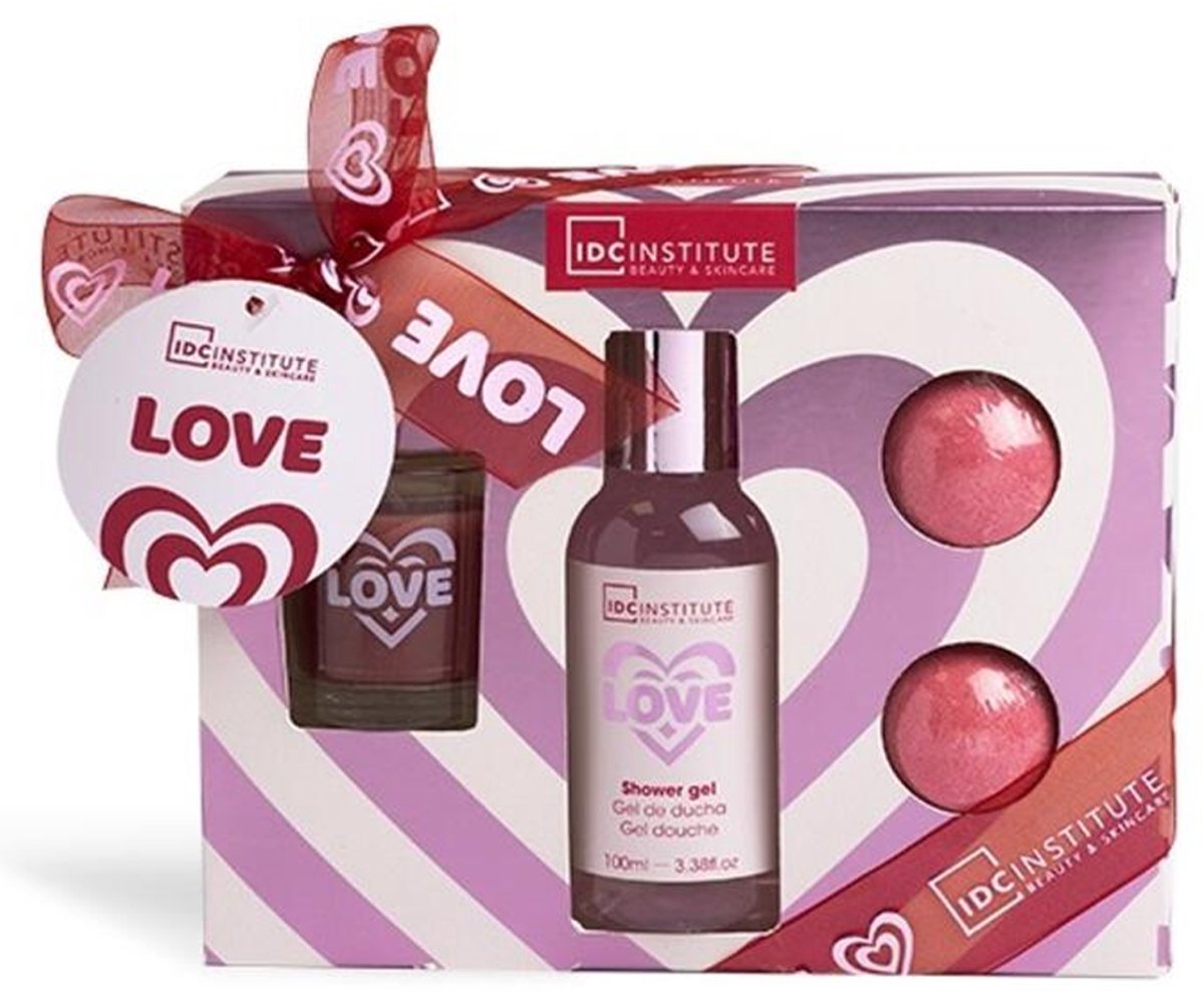 IDC Institute Spa IN LOVE - Ontspanningsset voor Bad - 100 ml + 2x30 g