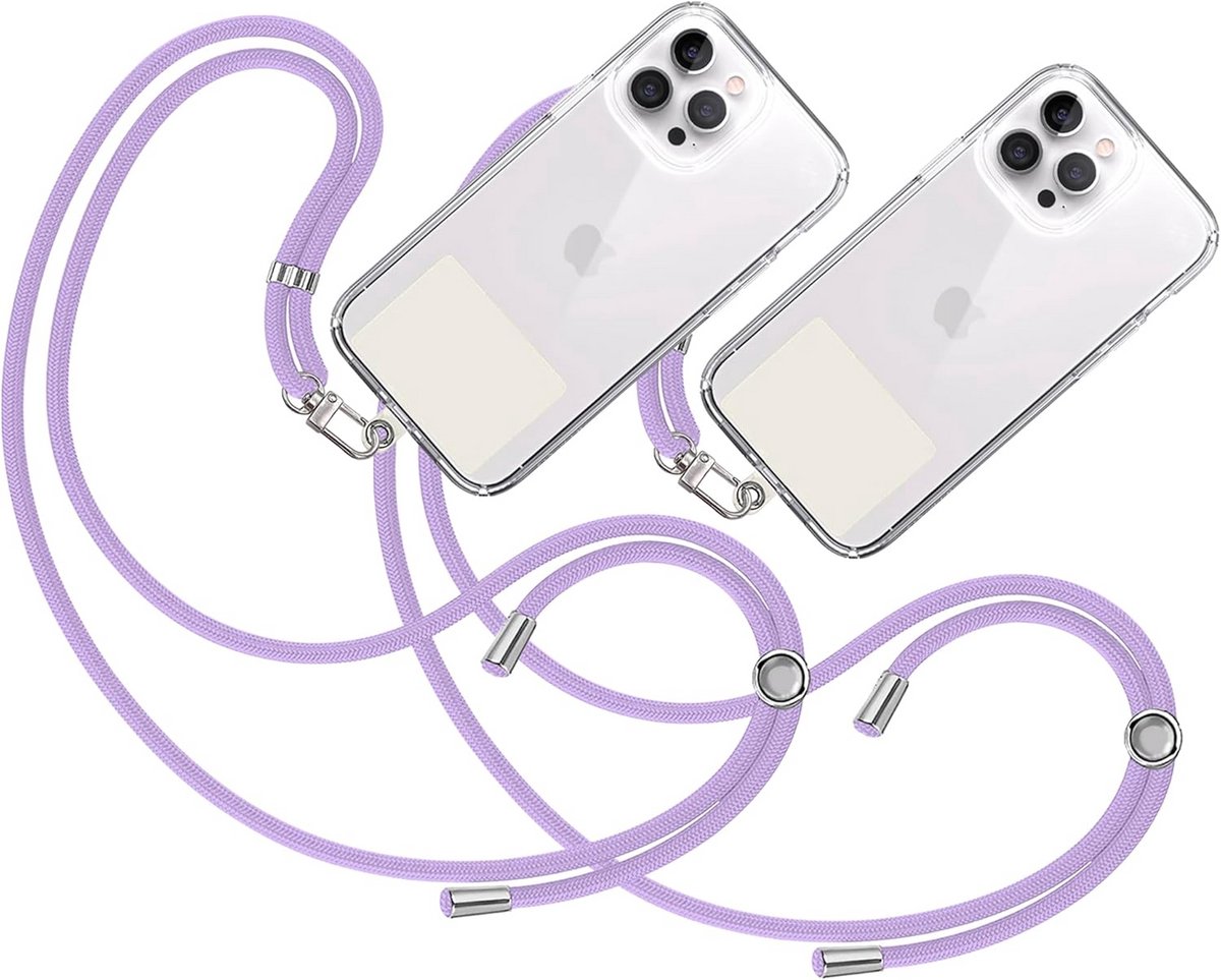 Universele Telefoonkoord met Lus en Patch - Nekkoord voor Smartphone en Sleutels