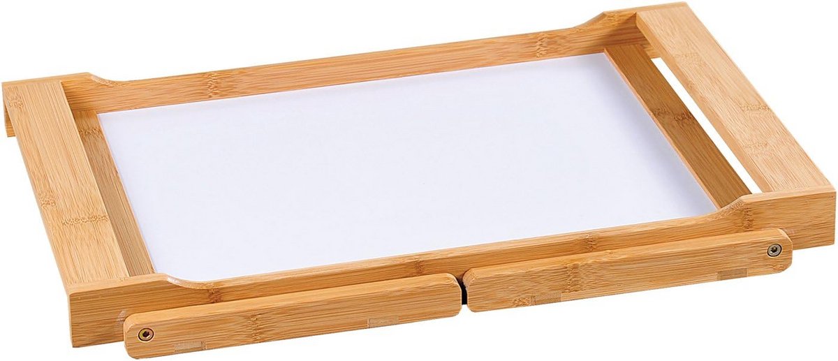 Bamboe Dienblad met Inklapbare Poten - 54,5 x 33 x 23 cm