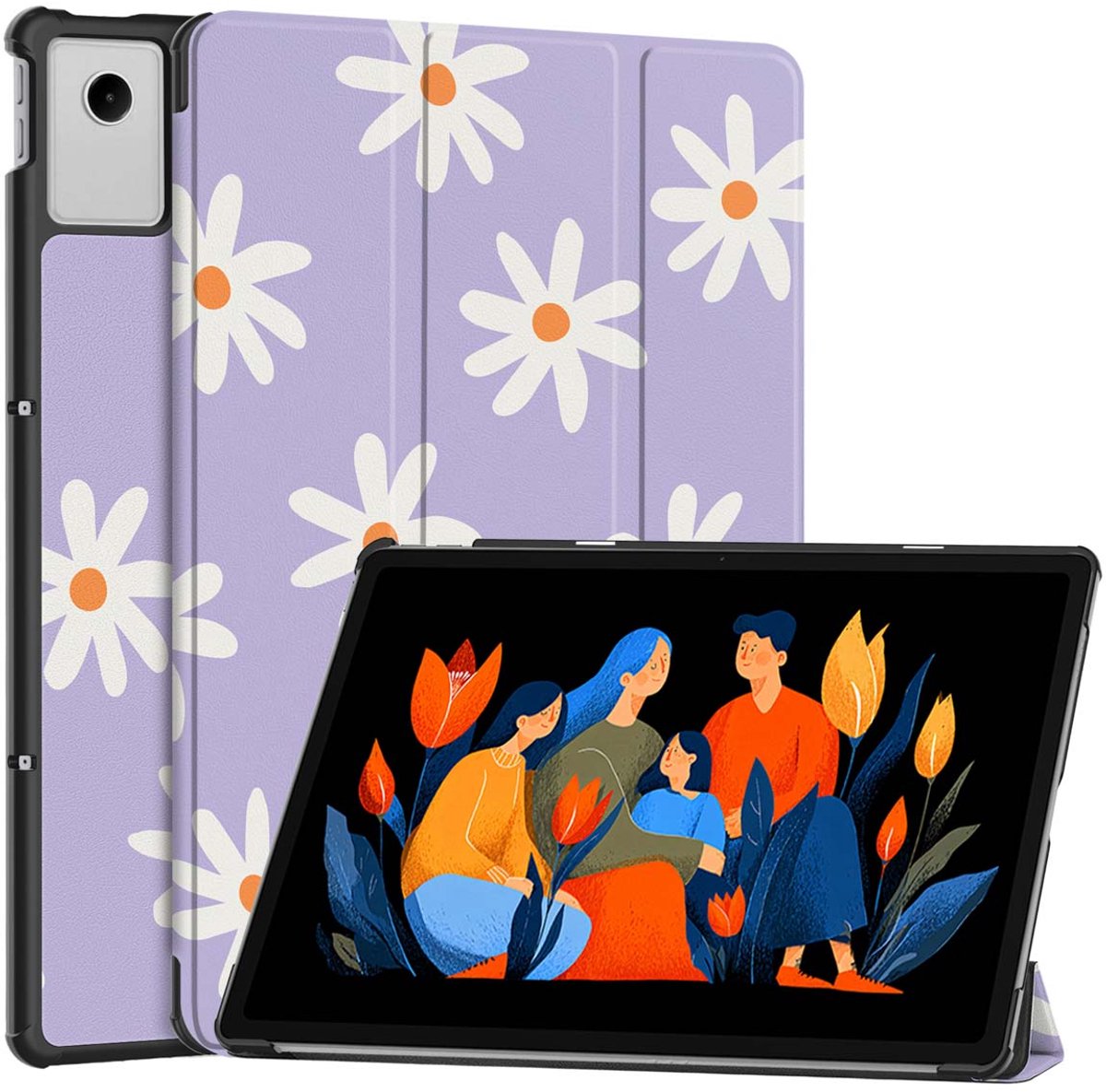 imoshion Tablet Hoes - Geschikt voor Lenovo Idea Tab Plus - Design Trifold Bookcase