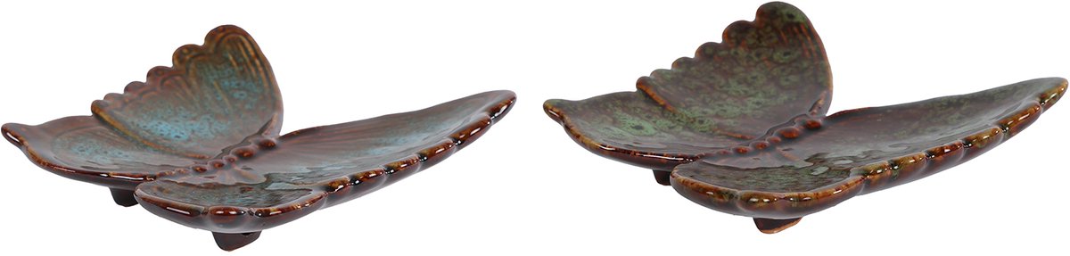 Van Manen sculptuur speelgoed Butterfly S blauw groen decoratief.