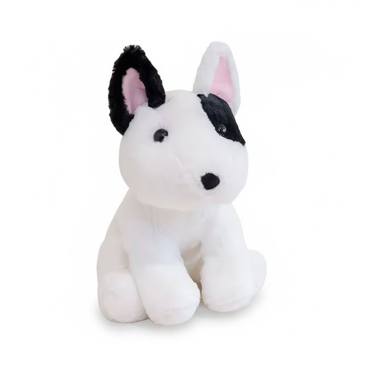 Creasowl® Bull Terrier Knuffel 40 cm – Zittende Pluche Hond – Zacht Knuffeldier & Speelgoed – Cadeau voor Kinderen en Hondenliefhebbers