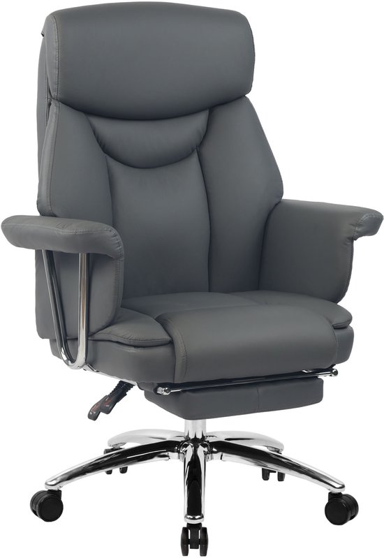 CLP Dahra Bureaustoel Ergonomisch met Voetensteun - Grijs - CLP - €209,90