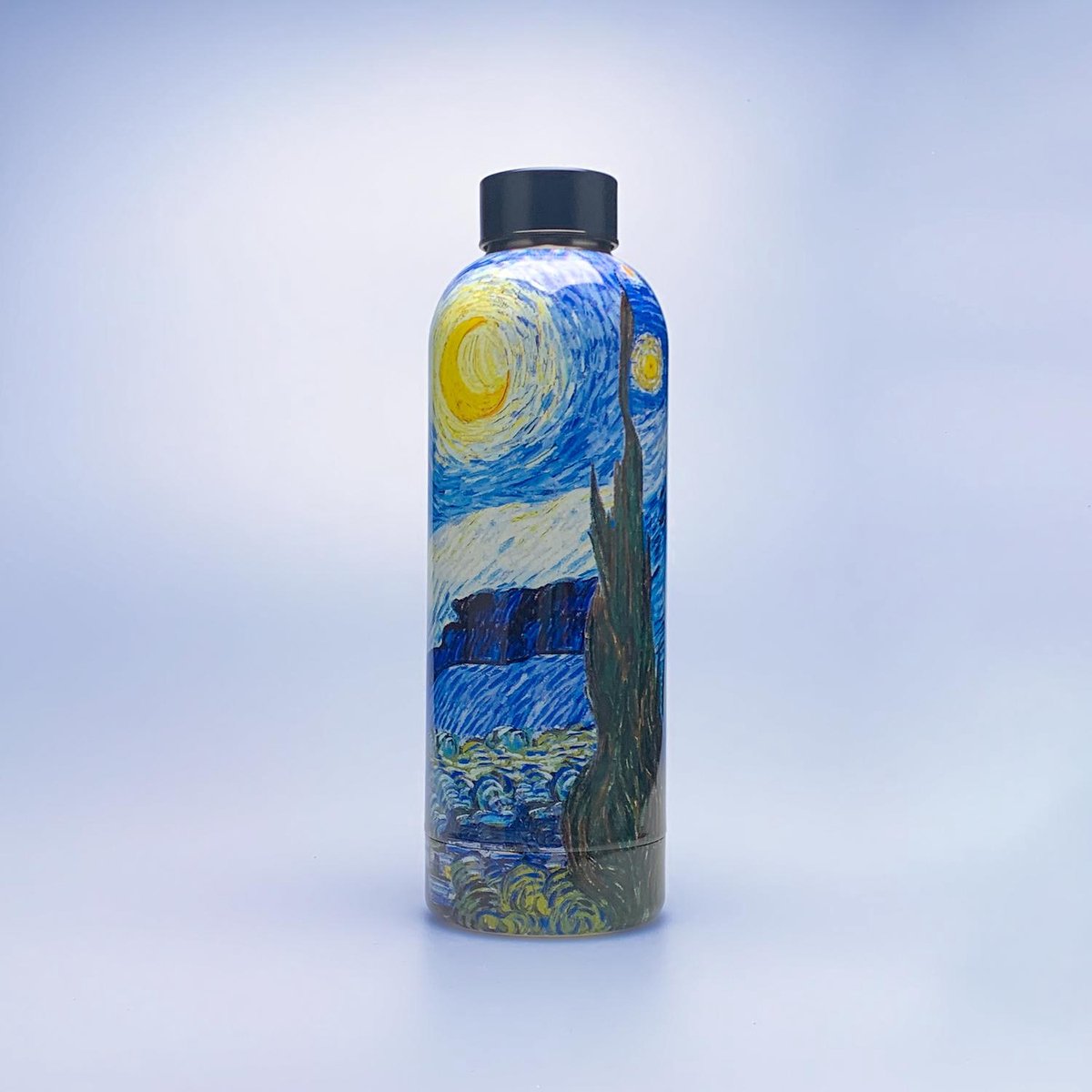Matix waterfles dubbelwandig rvs Thermosfles van Gogh Starry night