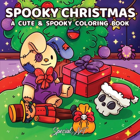 Relax and Color- Spooky Christmas - cover