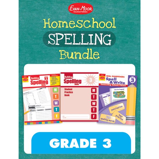 Homeschool Spelling- Homeschool Spelling Bundle, Grade 3 - cover