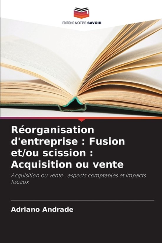Réorganisation d'entreprise - cover