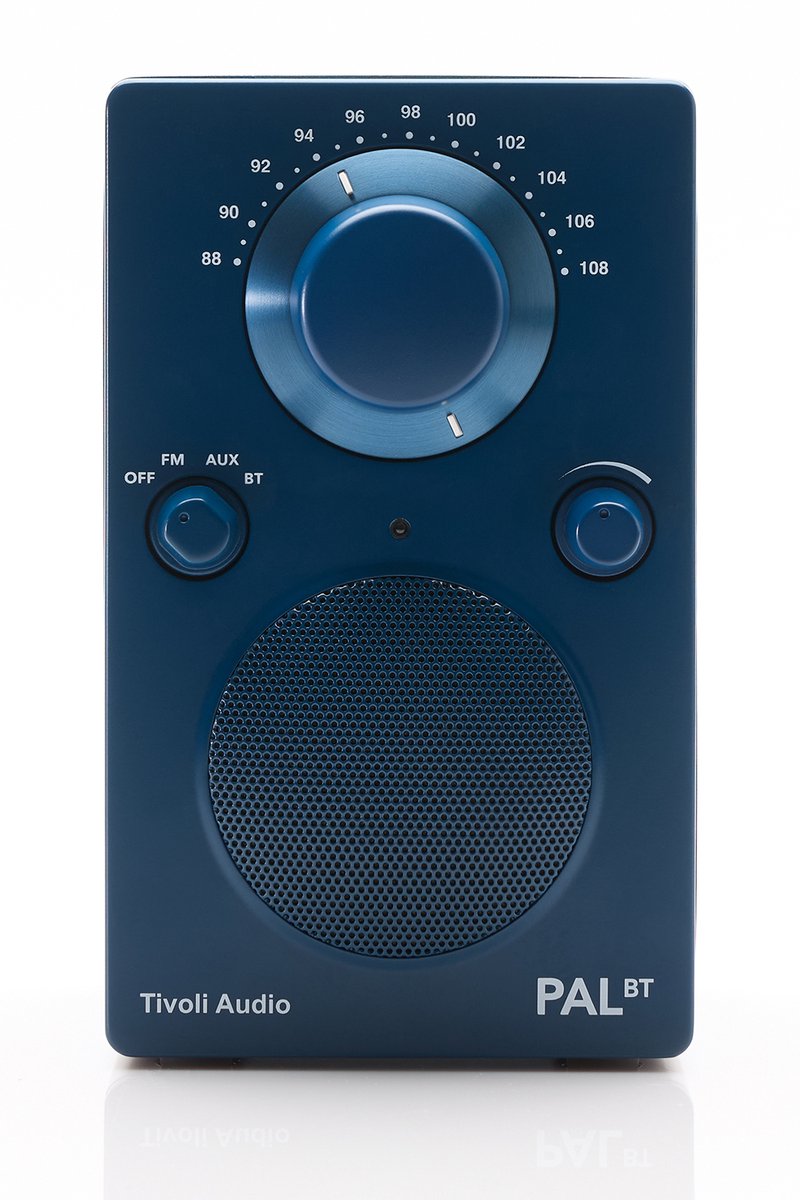 Tivoli Audio - PAL BT - Draagbare radio met FM, AM en Bluetooth - Blue