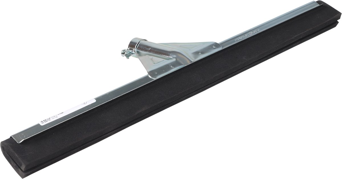 Copenhagen Pro vloertrekker - met waterkering - 55 cm - zwart rubber,metalen uitvoering