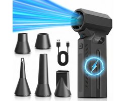 Air duster 110.000 RPM - 4 standen - Stofreiniger Draadloos - Perslucht computer - Turbo Fan Compressed Air - Luchtblazer op accu