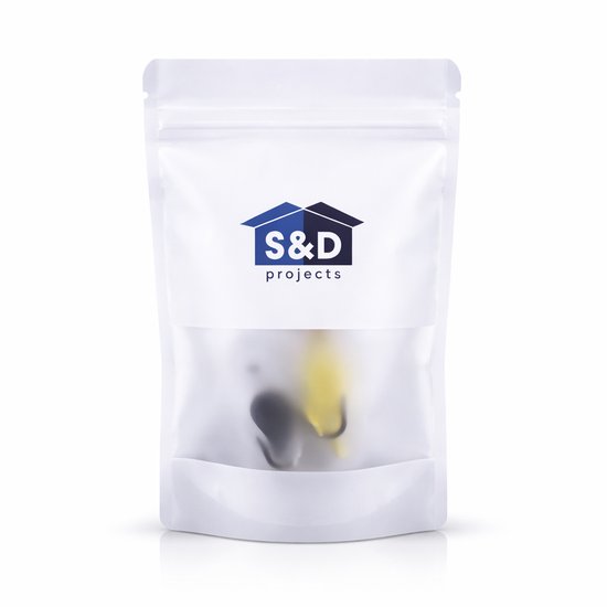 S&D - Topwater Kunstaas Eendjes - Set van 2 Drijvende Oppervlakte Lures - 7cm 13g - Snoek & Roofvis Aas - Geel & Wit van S&D — afbeelding 4