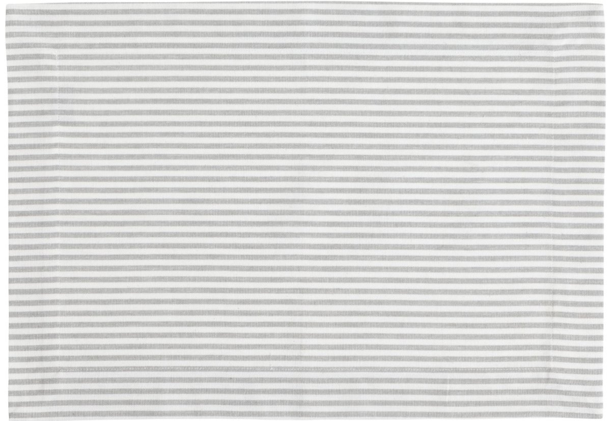 Medium Fine Stripe Placemat licht grijs 35x50cm (set of 4)