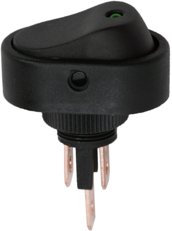 5x Verlichte Wipschakelaar SPST ON-OFF - Rocker Switch 12V DC 20A ...
