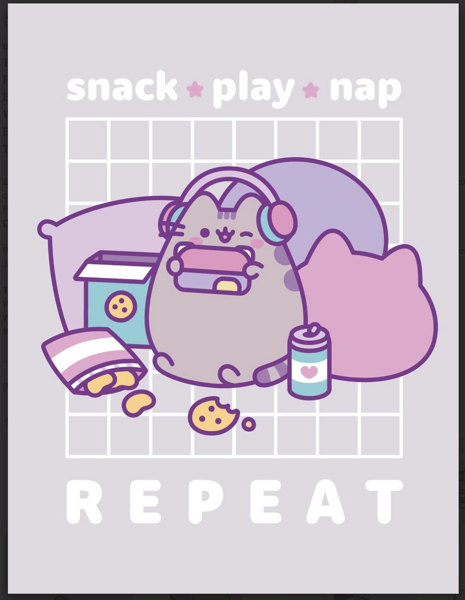 Pusheen Snack Play Nap fleece deken 130 x 170cm