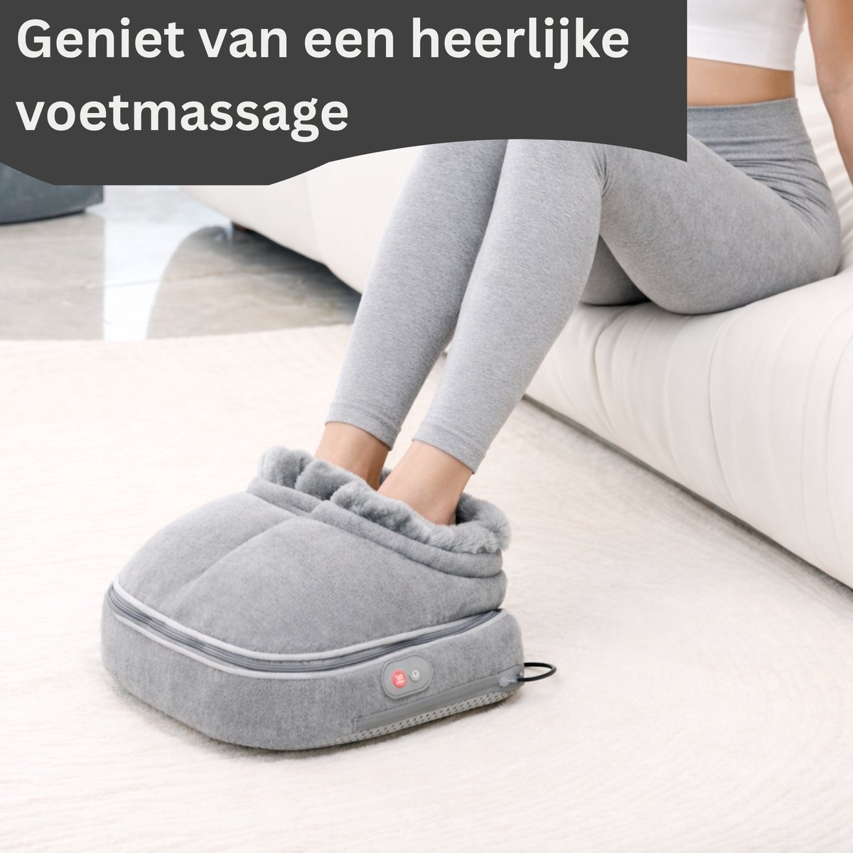 KHYR - Voetmassage Apparaat - Shiatsu Massage - Met warmte - afbeelding 2