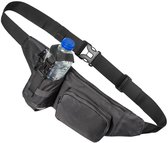 Bottle Bag Fanny Pack – Heuptas met Fleshouder - Money belt - Zwart