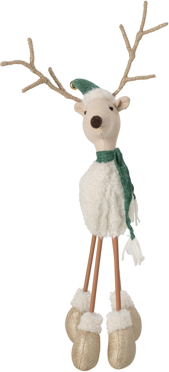 J-Line figuur Rendier Standing - polyester - mix - small