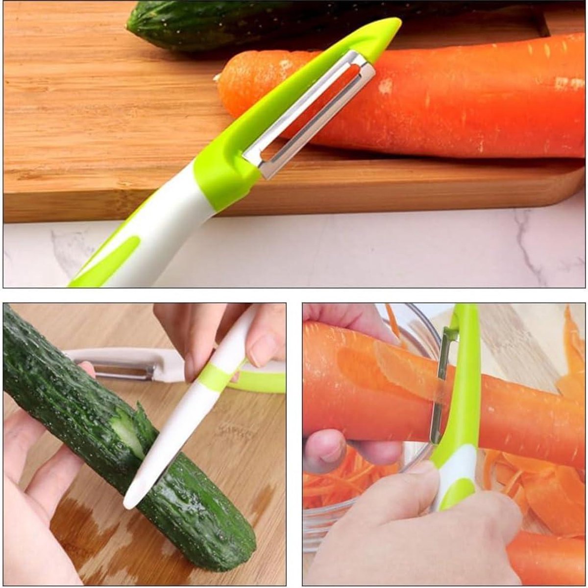 Professionele Groenteschiller voor Fruit, Groenten, Aardappels en Wortels - Set van 2stuks