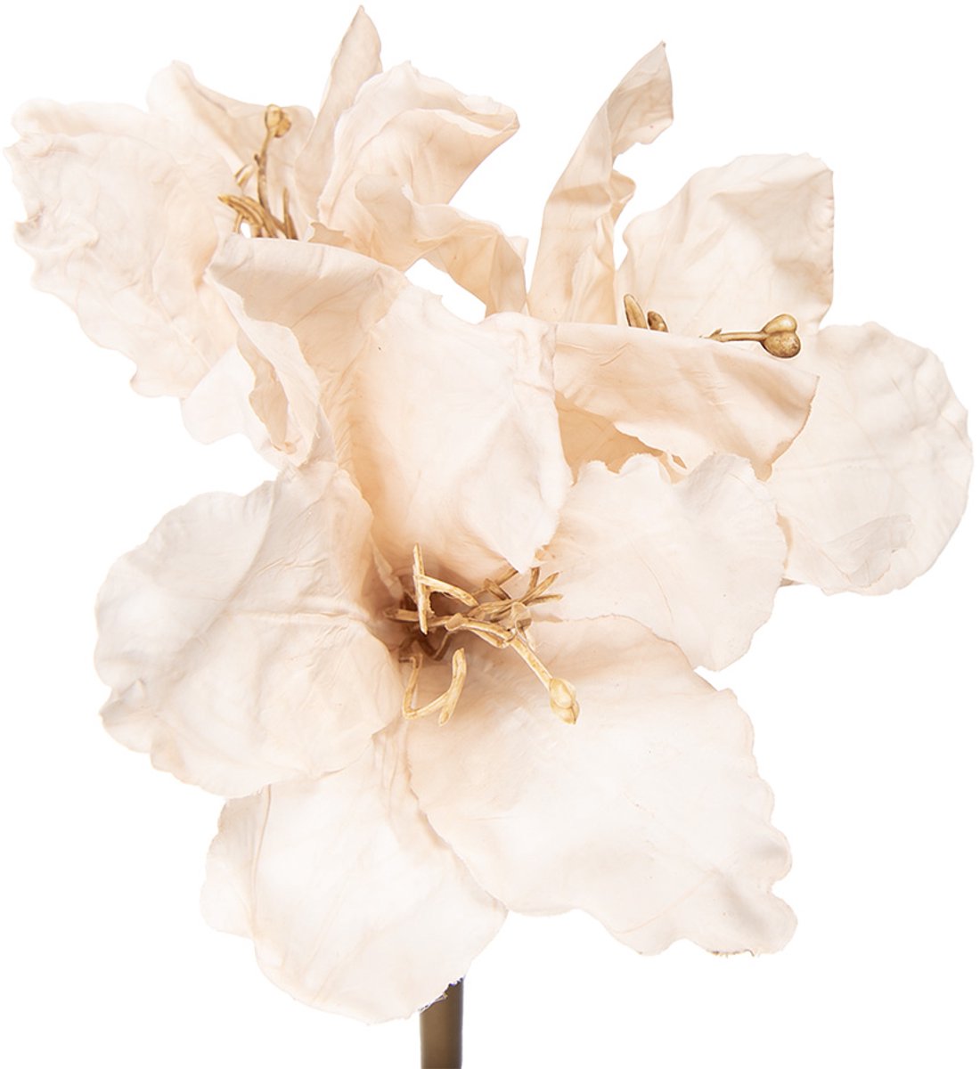 Clayre & Eef Kunstbloem 65 cm Beige Kunststof