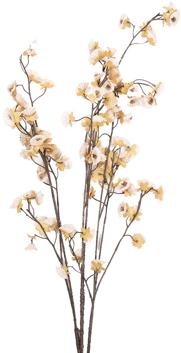 Kunstbloem - Zijden 135 cm Beige Kunststof Kunstbloemen