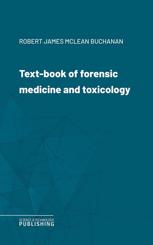 Text-book of forensic medicine and toxicology - cover