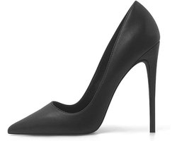 Dames Pumps met Spitse Teen en Naaldhak 12 cm - Elegante Hoge Hakken in Matleer - Meerdere Kleuren