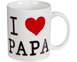 Keramische ontbijtmok voor mama of papa - liefdevolle boodschap
