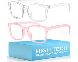 livho Bril met blauwlichtfilter voor dames, blauwlichtbril zonder sterkte, anti-vermoeidheid, computerbril, gaming veiligheidsbril