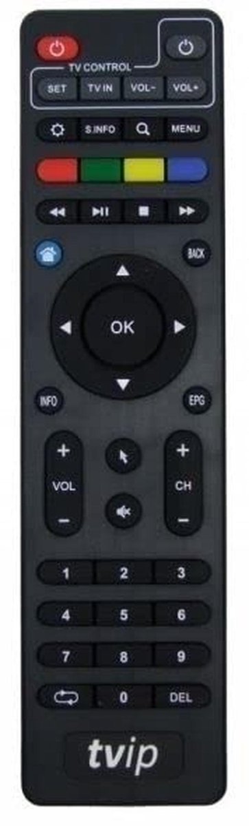 Afstandsbediening voor Tvip IPTV Box v.410 V.412