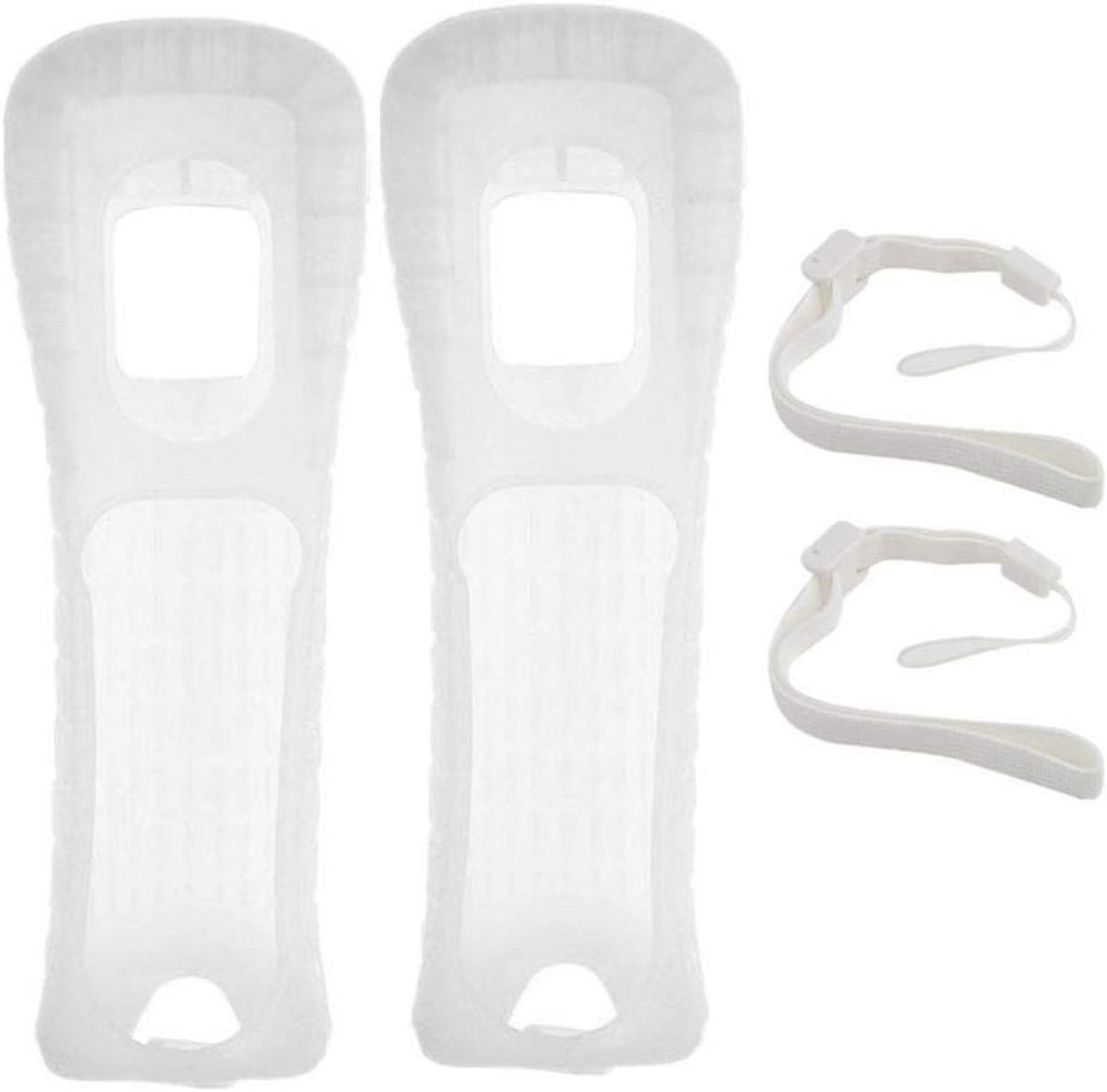 Siliconen Beschermhoes en Polsband voor Wii-afstandsbediening