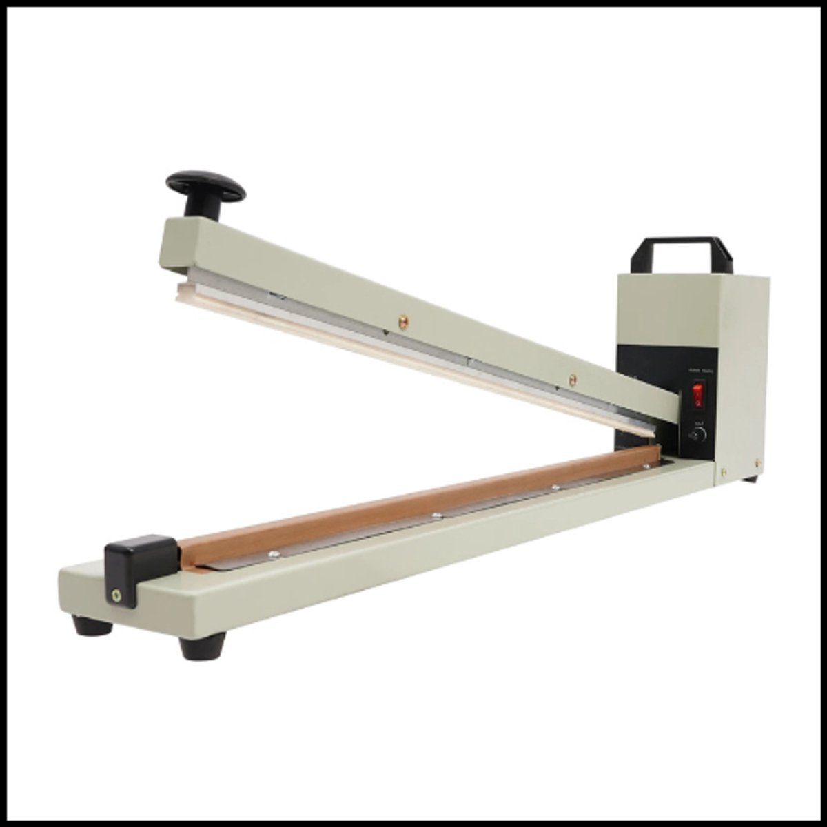 Handmatige Puls Sealmachine – 750W – Instelbare Temperatuur – 23,6 Inch – Duurzaam en Efficiënt