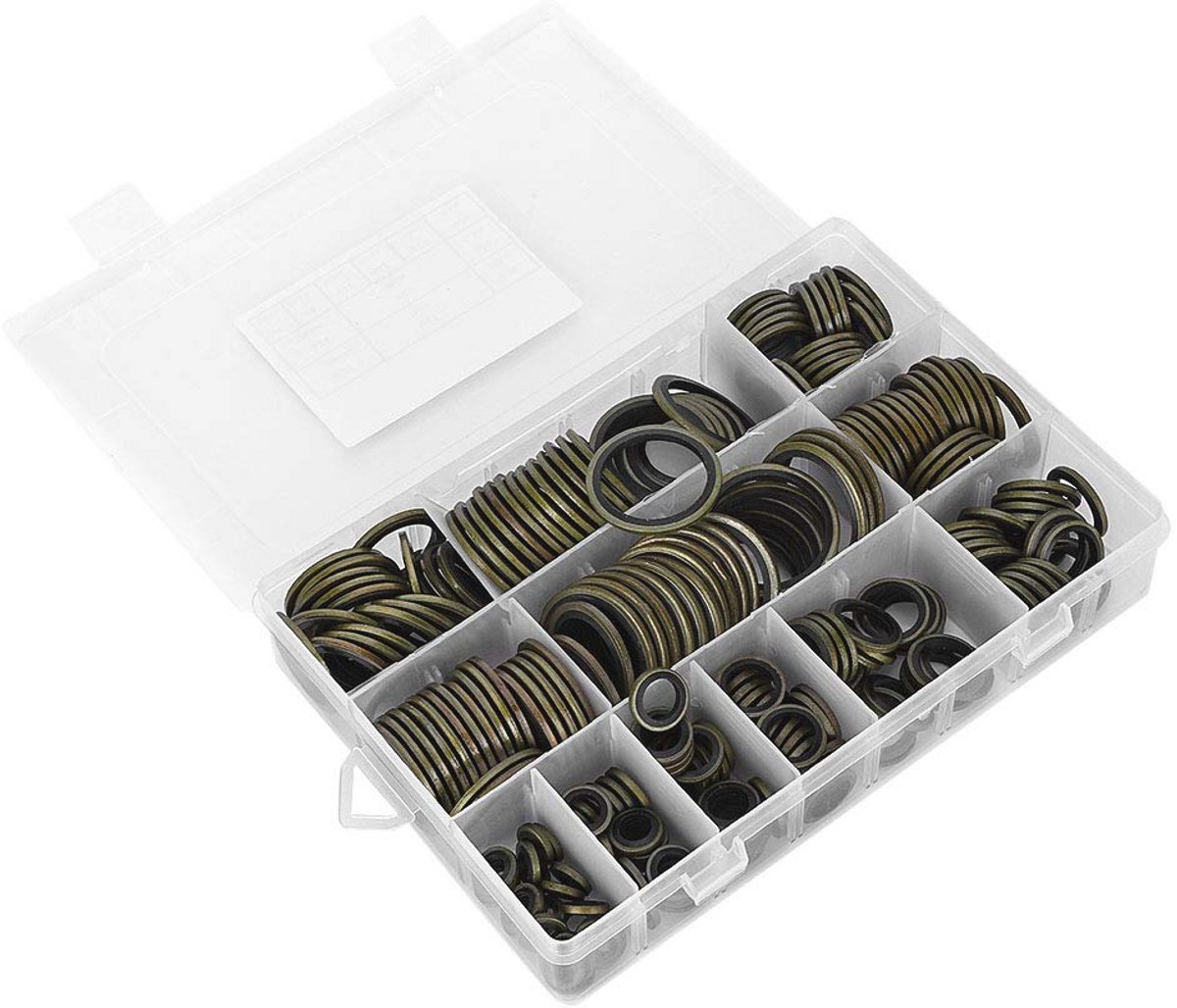 Afvoerplug Pakkingset - 240 Stuks Metalen Rubberen Afdichting 6810121416182022242730mm