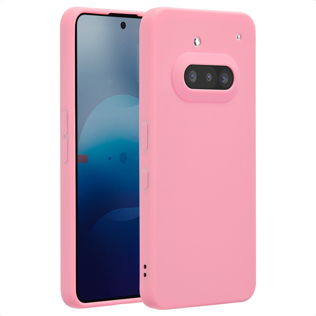 imoshion Hoesje - Geschikt voor Nothing Phone (3a) - Color Backcover - Bubblegum Pink