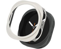 Screen protector - Geschikt voor Samsung Galaxy Watch 8 - 40 mm - Full Cover Hard Case / Beschermend Hoesje - Sterrenlicht