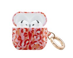 Selencia Case - Hoesje geschikt voor AirPods 4 - Wild Spots Lipstick