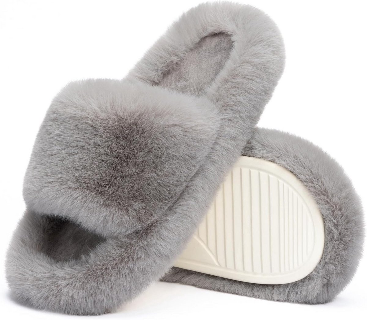 Comfortabele Dames Pantoffels met Memory Foam - Warme Huis- en Slaapkamerpantoffels met Anti-Slip Zool