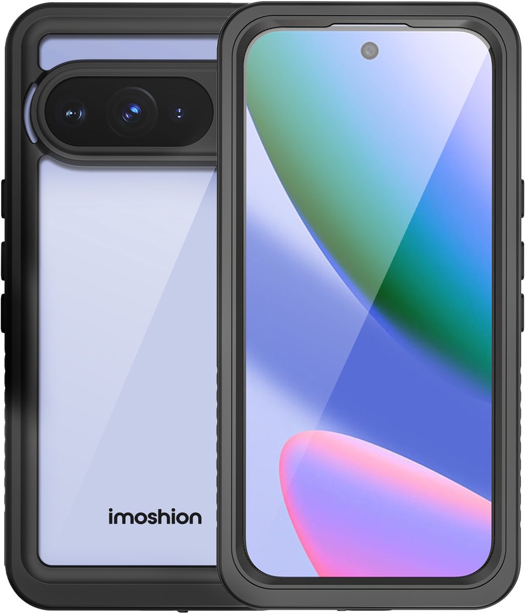 imoshion Hoesje - Geschikt voor Google Pixel 10 - Waterproof 360 case - Zwart