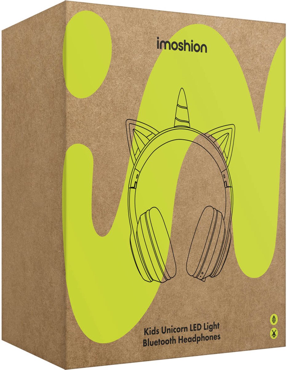 imoshion Kinder Koptelefoon Unicorn - Bluetooth en Decibelbegrenzer - Draadloze Koptelefoon Kinderen — afbeelding 6