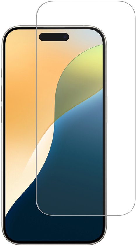 Protecteur d'écran en verre trempé sur un iPhone.