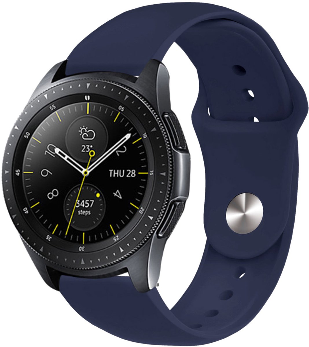 imoshion Siliconen Sport bandje - Universeel 20 mm aansluiting - Donkerblauw