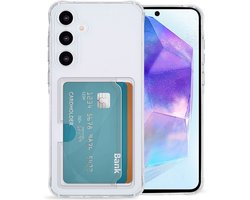 imoshion Hoesje met Pasjeshouder - Geschikt voor Samsung Galaxy A55 (5G) - Transparant