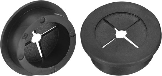 QUARKZMAN Kabeldoorvoer, 12 stuks, 5/8 inch (16 mm) kabeldoorvoer voor bureau, kabeldoorvoer, flexibele rubberen kabeldoorvoer, gatafdekking, draad voor kabelorganizer, bureau, computer, zwart QUARKZMAN Kabeldoorvoer, 12 stuks, 5/8 inch (16 mm) kabeldoorvoer voor bureau, kabeldoorvoer, flexibele rubberen kabeldoorvoer, gatafdekking, draad voor kabelorganizer, bureau, computer, zwart