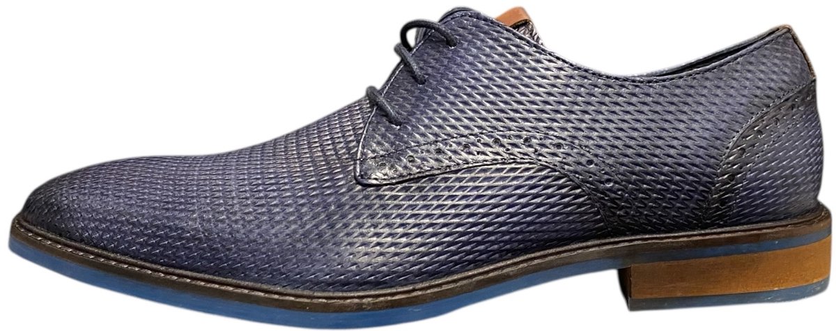 Jenszen Veterschoen 3974 Blauw Maat 40