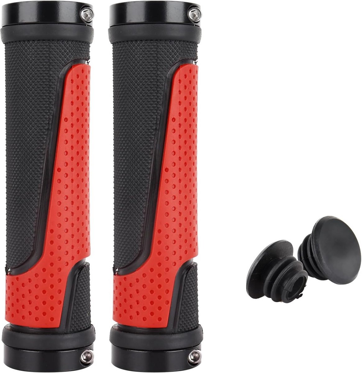 Fietsstuurgrepen - Antislip Rubber Handvatten voor Fiets, MTB, BMX
