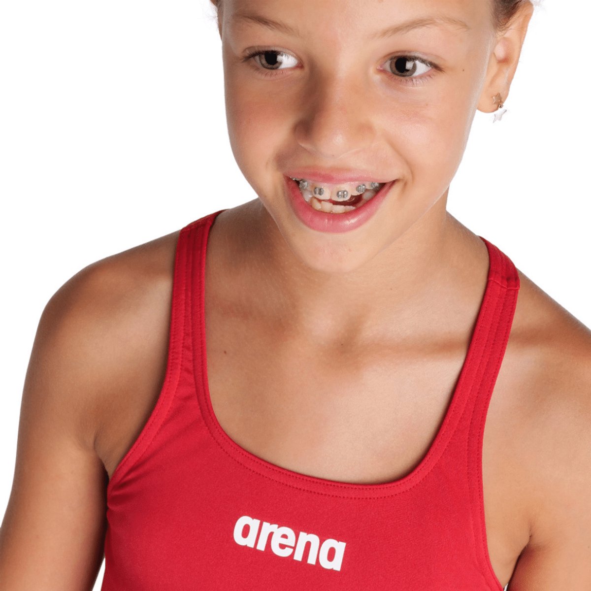 ARENA | G Team Swimsuit Swim Pro Solid red - white (Maat - 6 - 7) — afbeelding 9