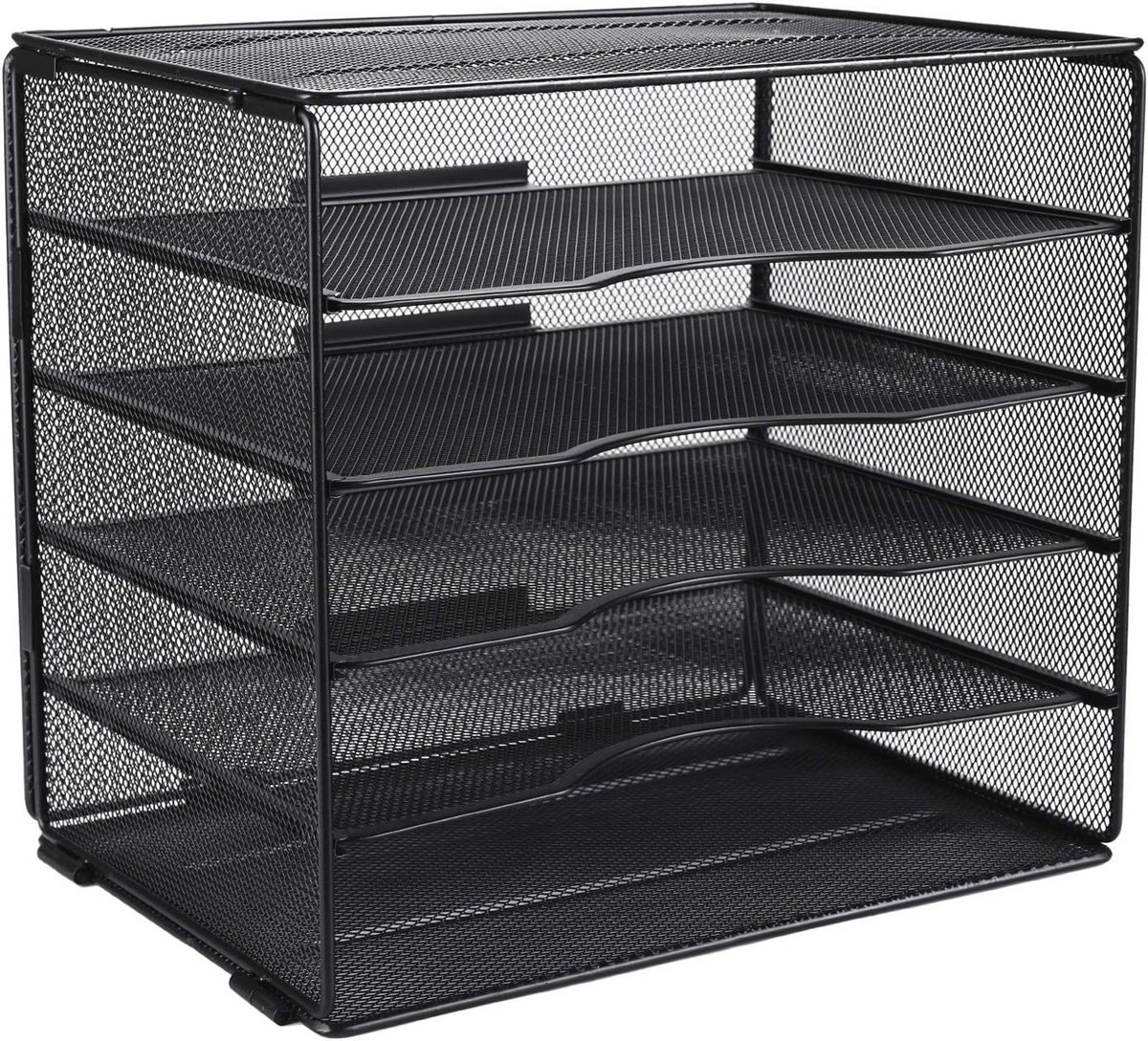 5 Laags Metalen Bureaulade A4 - Papierorganisator & Archiefrek