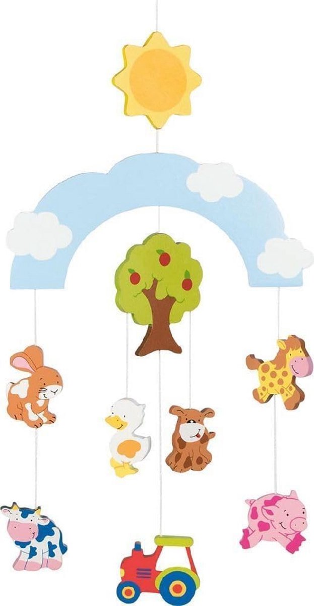 Houten Mobiel voor Kinderkamer en Wiegen - 10 Delen