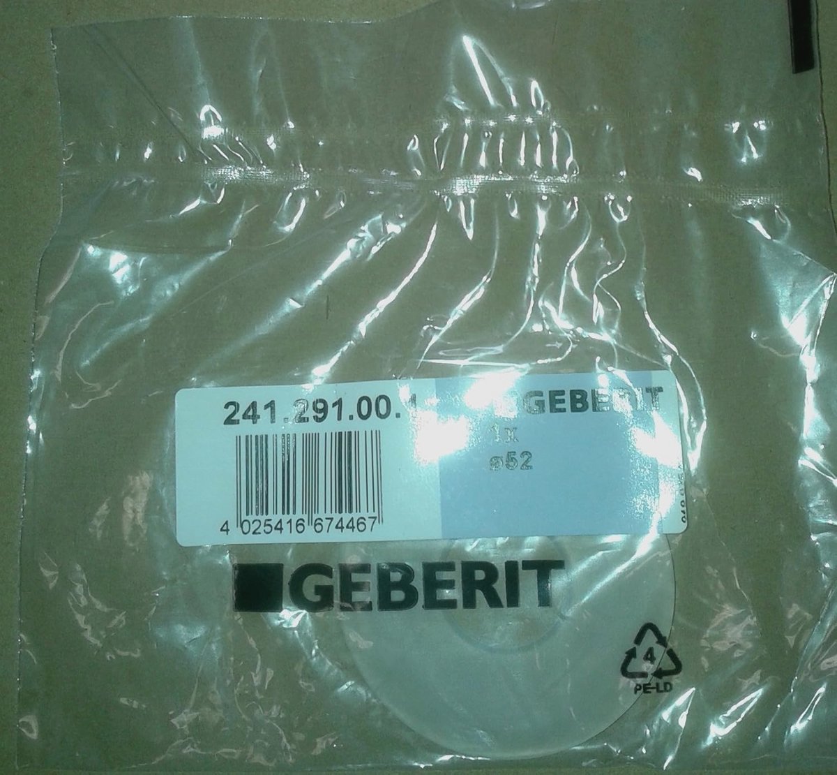 Afdichting voor bel - Grijs, Sanitair Product