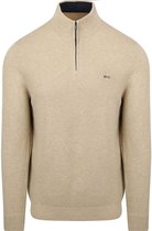 McGregor Half Zip Trui Merinowol Structure Sand - Maat 3XL - Heren - Pullovers